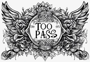 This too shall pass written tattoo idea