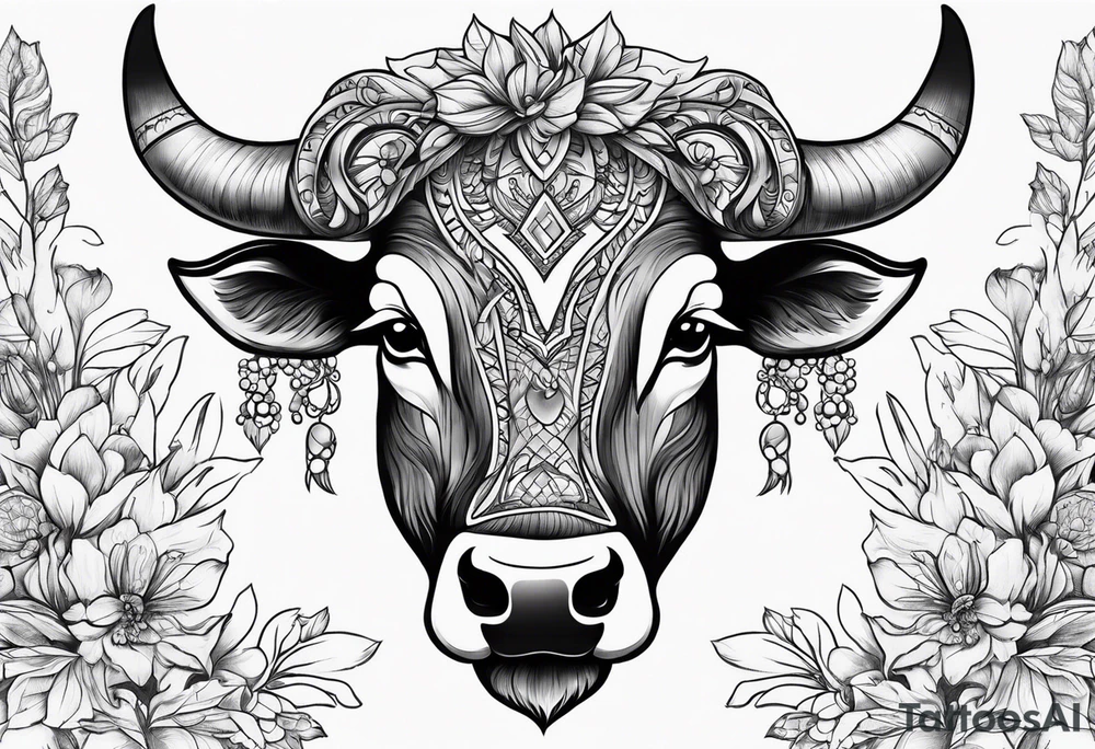 Taurus sign tattoo idea