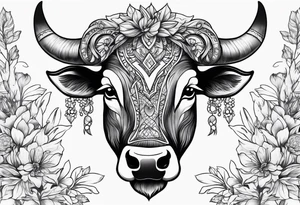 Taurus sign tattoo idea