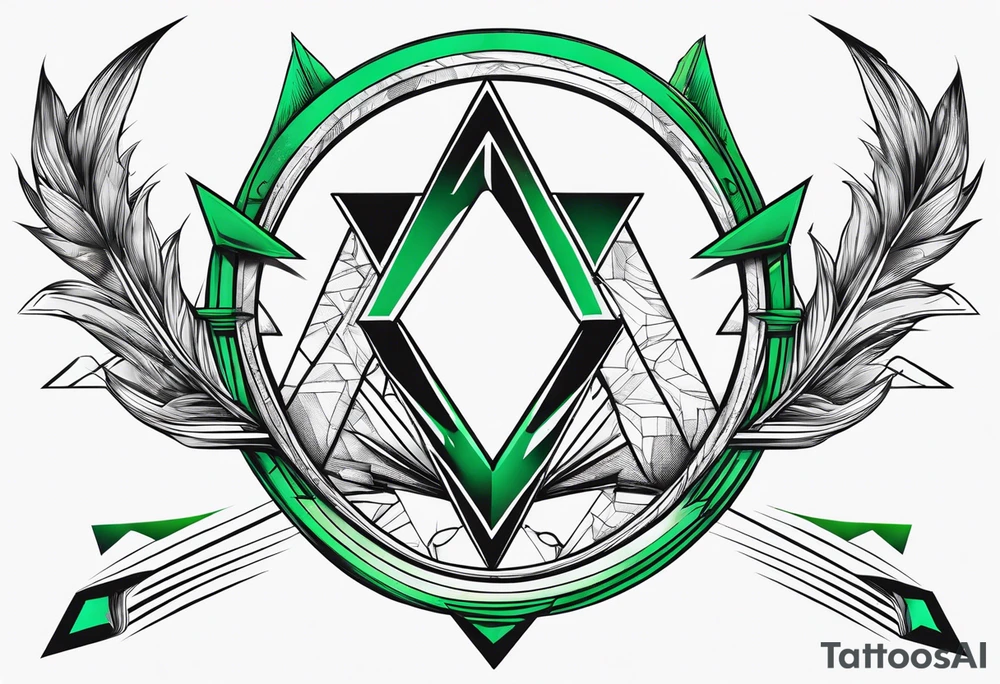 the green arrow tattoo idea