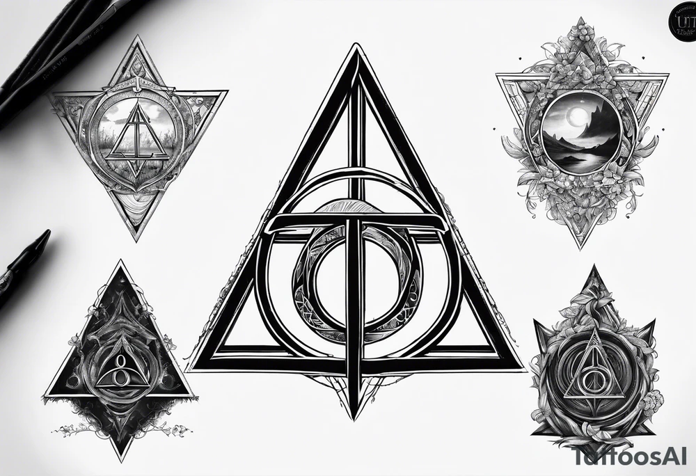 DEATHLY HALLOWS tattoo idea