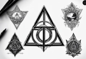 DEATHLY HALLOWS tattoo idea