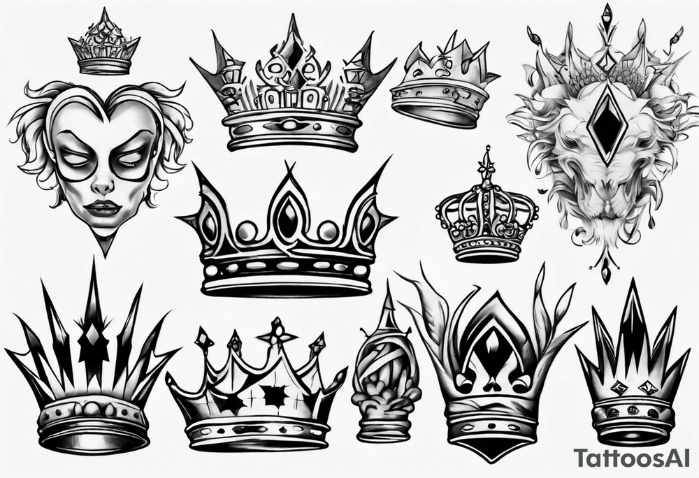 crown tattoo idea