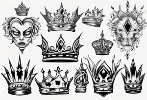 crown tattoo idea