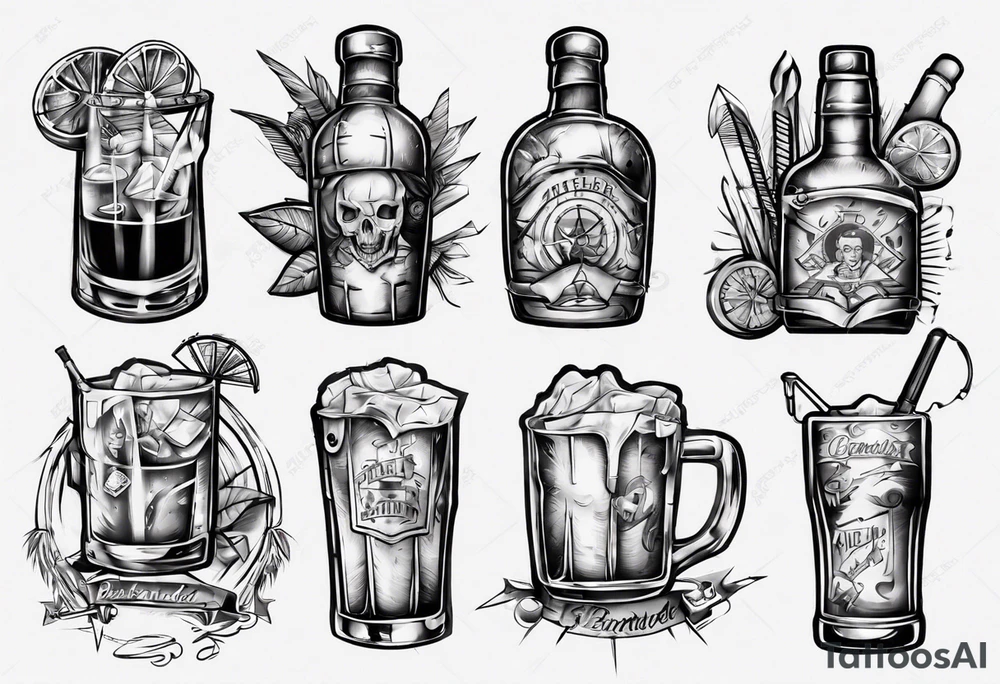 Bartender tattoo idea