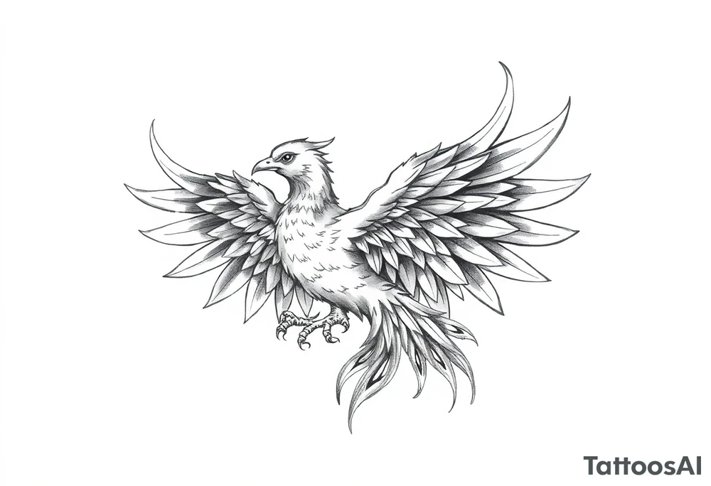 Phoenix tattoo idea