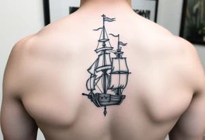 Queen Anne's Revenge tattoo idea