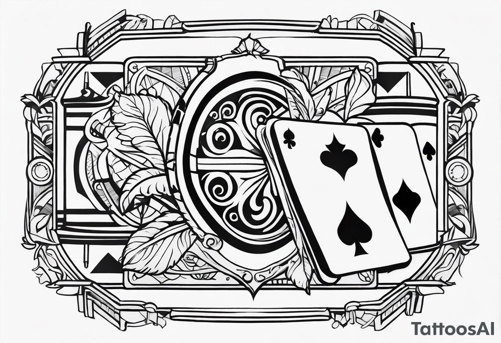 casino tattoo idea