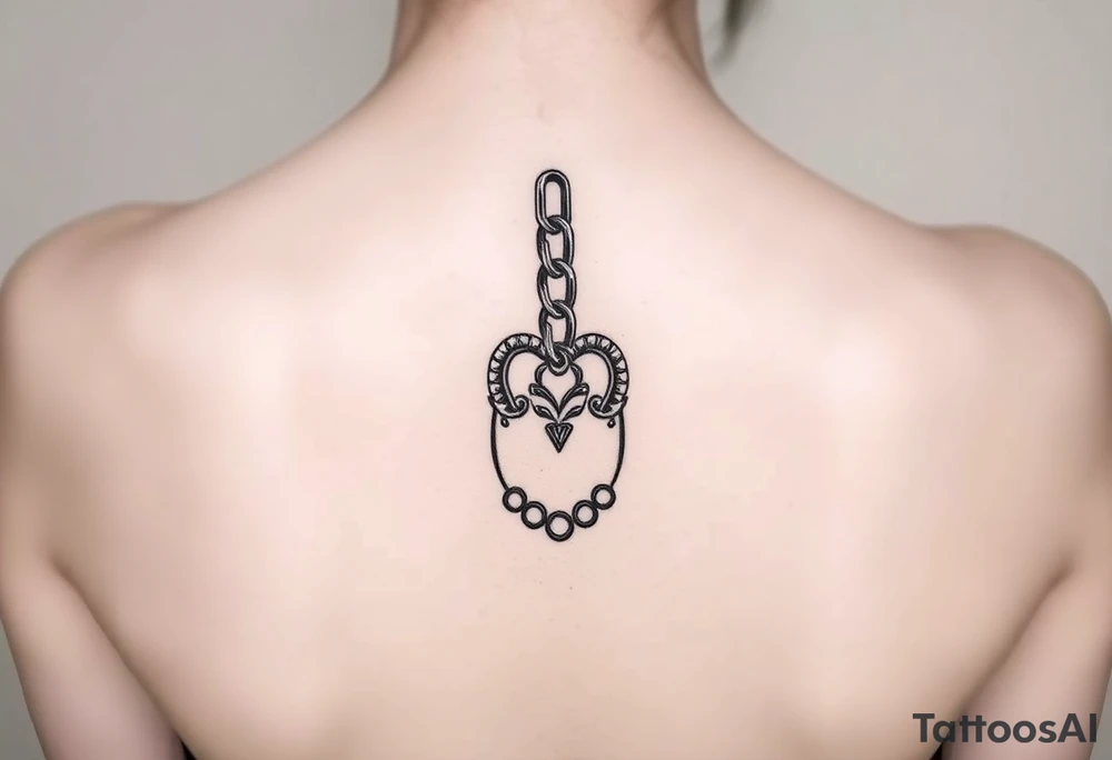 Lucky rabbits foot keychain tattoo idea