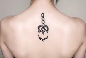 Lucky rabbits foot keychain tattoo idea