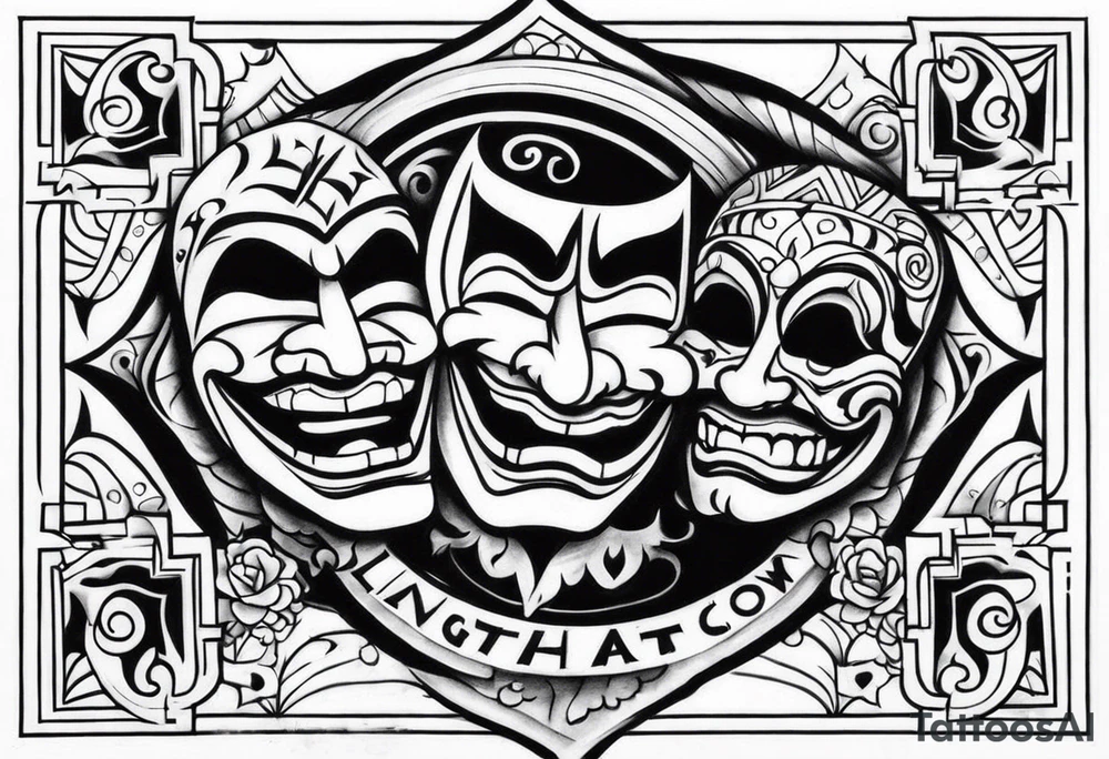 Laugh now cry later chicano tattoo idea