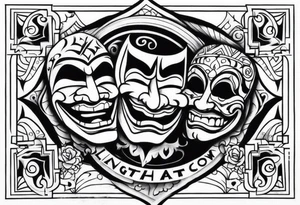 Laugh now cry later chicano tattoo idea