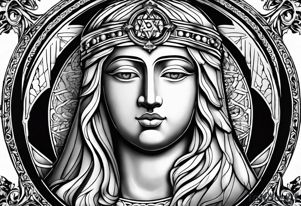 The symbol of Matthias in the bible tattoo idea