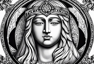 The symbol of Matthias in the bible tattoo idea