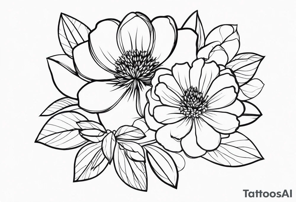 Flowers , strength , powerful, sexy tattoo idea
