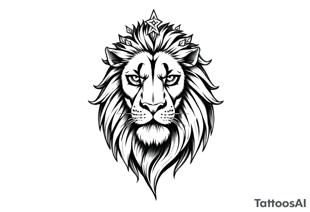 Lion of Judah tattoo idea