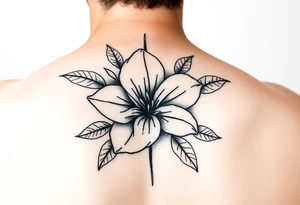 Puerto Rico island  Flor de Maga tattoo idea