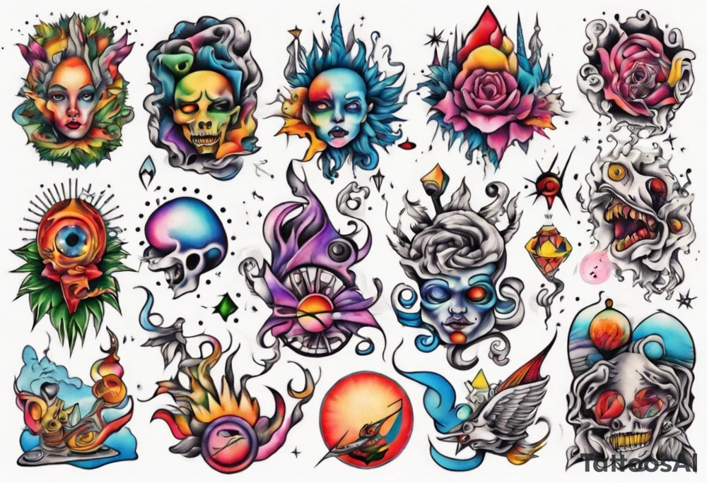 LSD tattoo idea