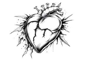 Heart hurts tattoo idea