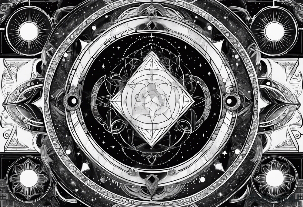 Astrology, Gemini, Natal Chart, angelic, soul mates, vision, planetary, the moon, third eye, armband tattoo idea