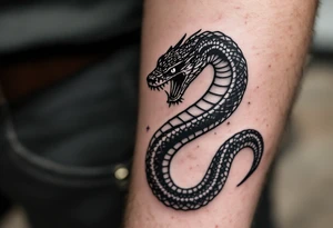 streetwear snake tattoo idea