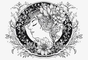 Body that grows plants out of it tattoo idea