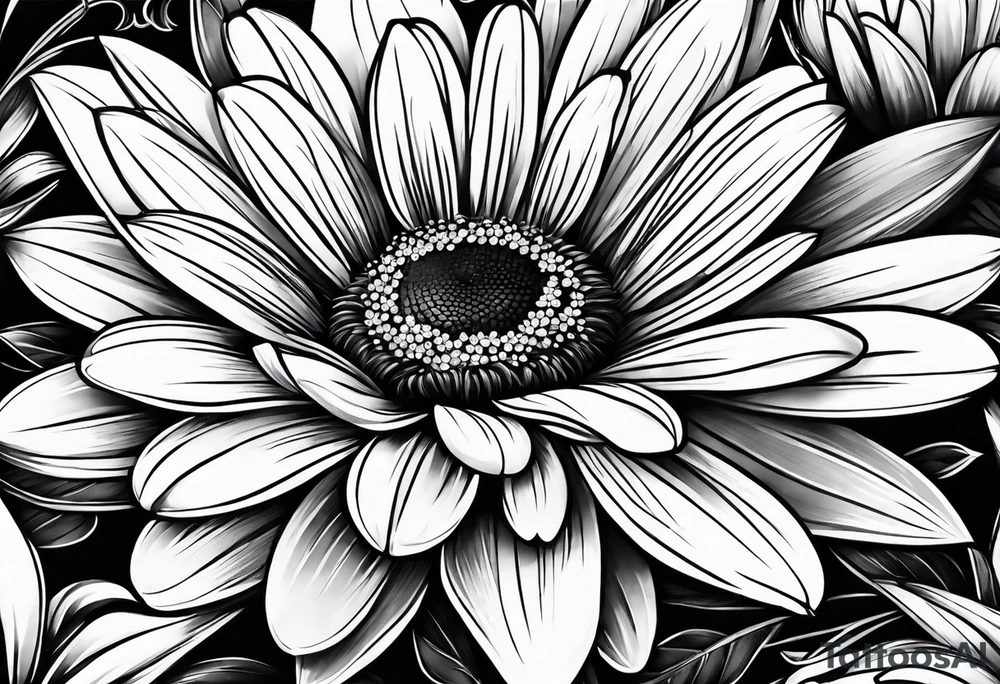 daisy tattoo idea