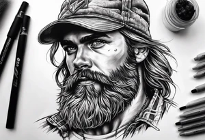 Lumber jack tattoo idea