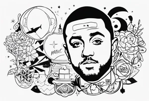 mac Miller's albums tattoo idea