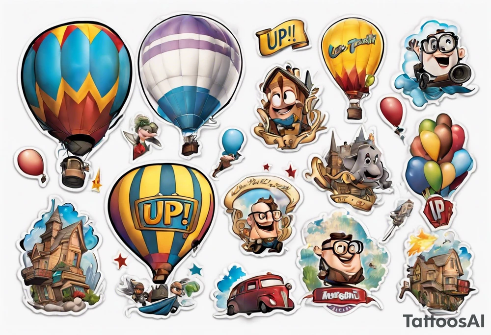 up! movie tattoo idea