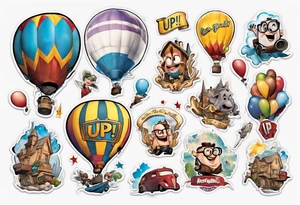 up! movie tattoo idea