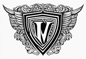 Victory or valhalla shield tattoo idea