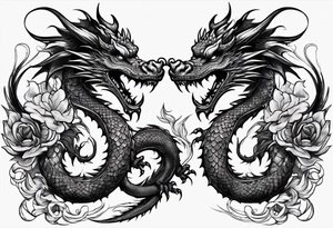 two headed dragon tattoo idea