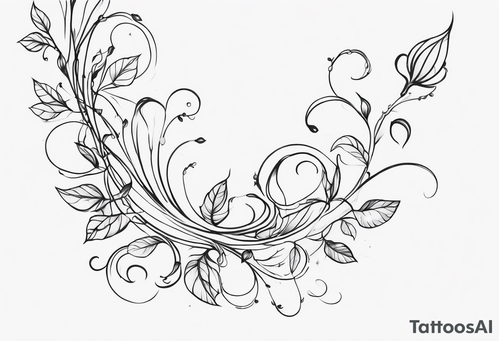 Delicate Vines crawling up the arm. tattoo idea