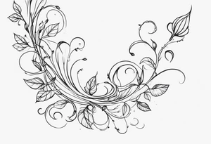 Delicate Vines crawling up the arm. tattoo idea