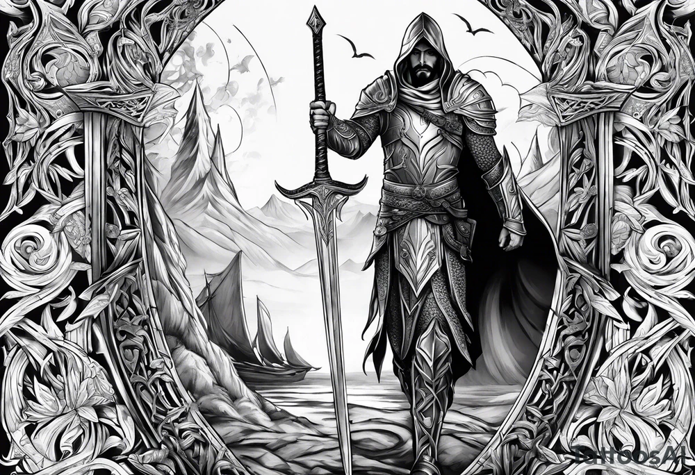sword of arundil tattoo idea