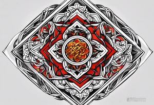 dara knot shoulder tattoo tattoo idea