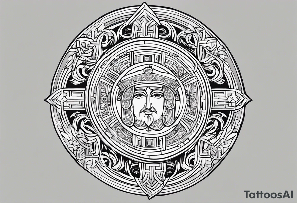 greek orthodox tattoo idea