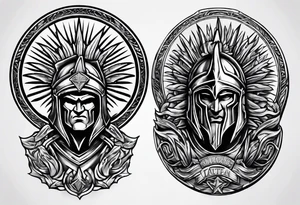 Spartan
Challenge coin tattoo idea