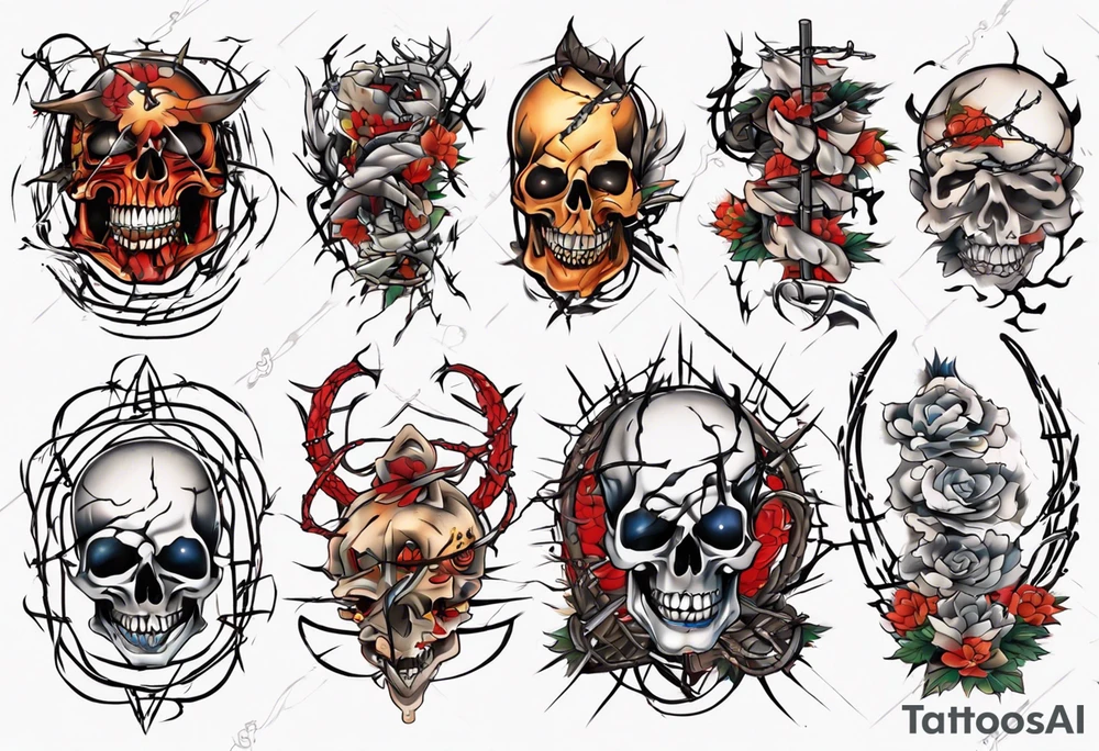 barbwire tattoo idea