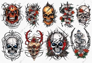 barbwire tattoo idea