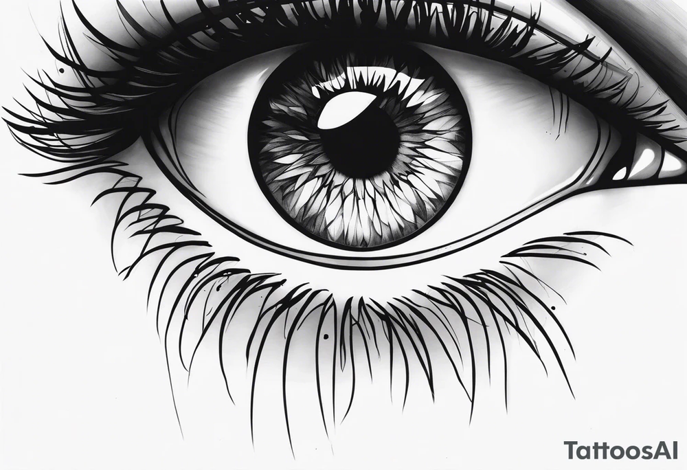 Realistic Eye tattoo idea