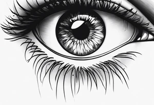 Realistic Eye tattoo idea