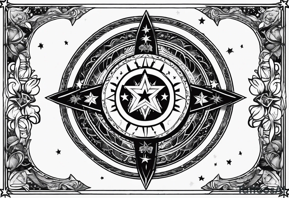 star tarot tattoo idea