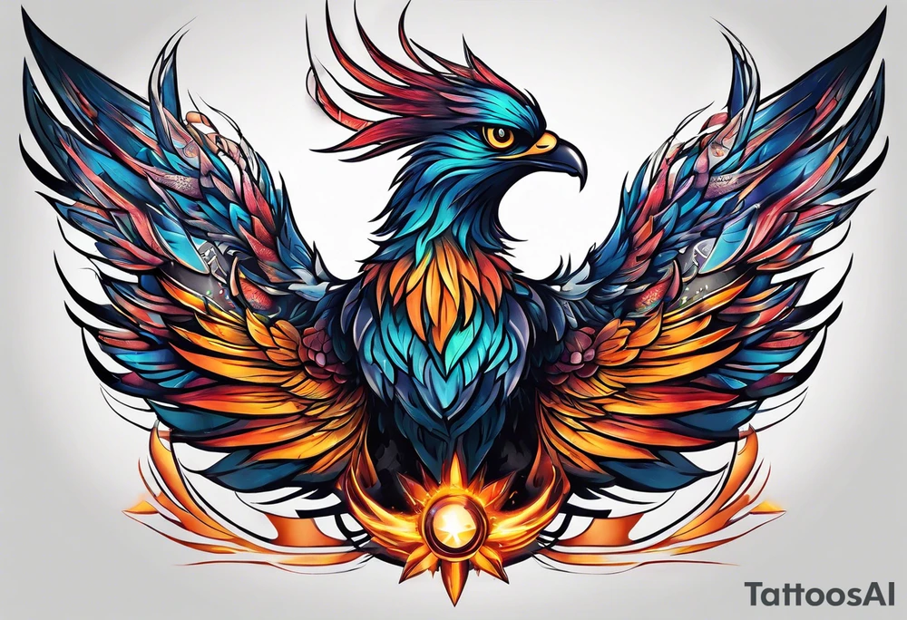 Phoenix tattoo idea