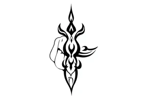 finger tattoo on the finger tattoo idea
