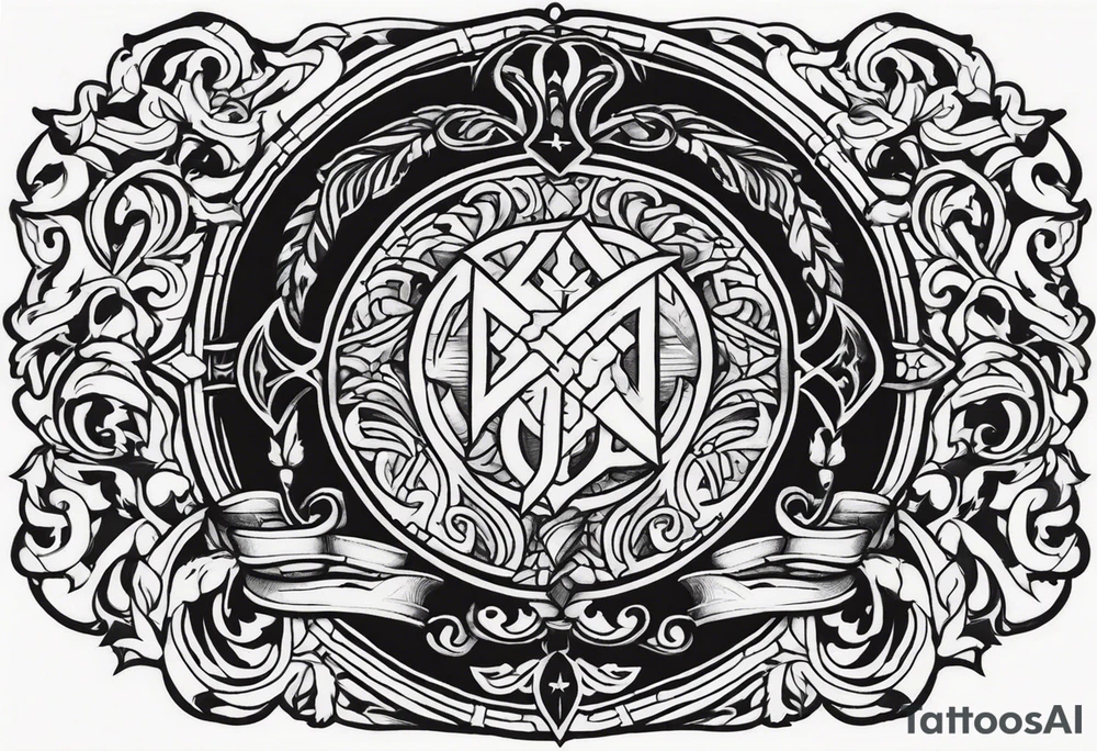 scottish crest tattoo idea