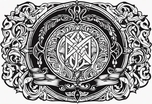 scottish crest tattoo idea