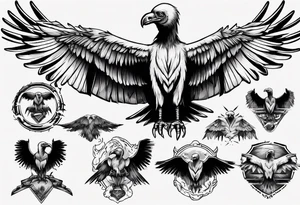 vulture
classic tattoo style tattoo idea