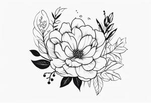 Floral sleeve tattoo idea